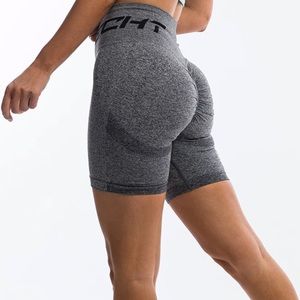Echt Apparel Arise scrunch shorts grey